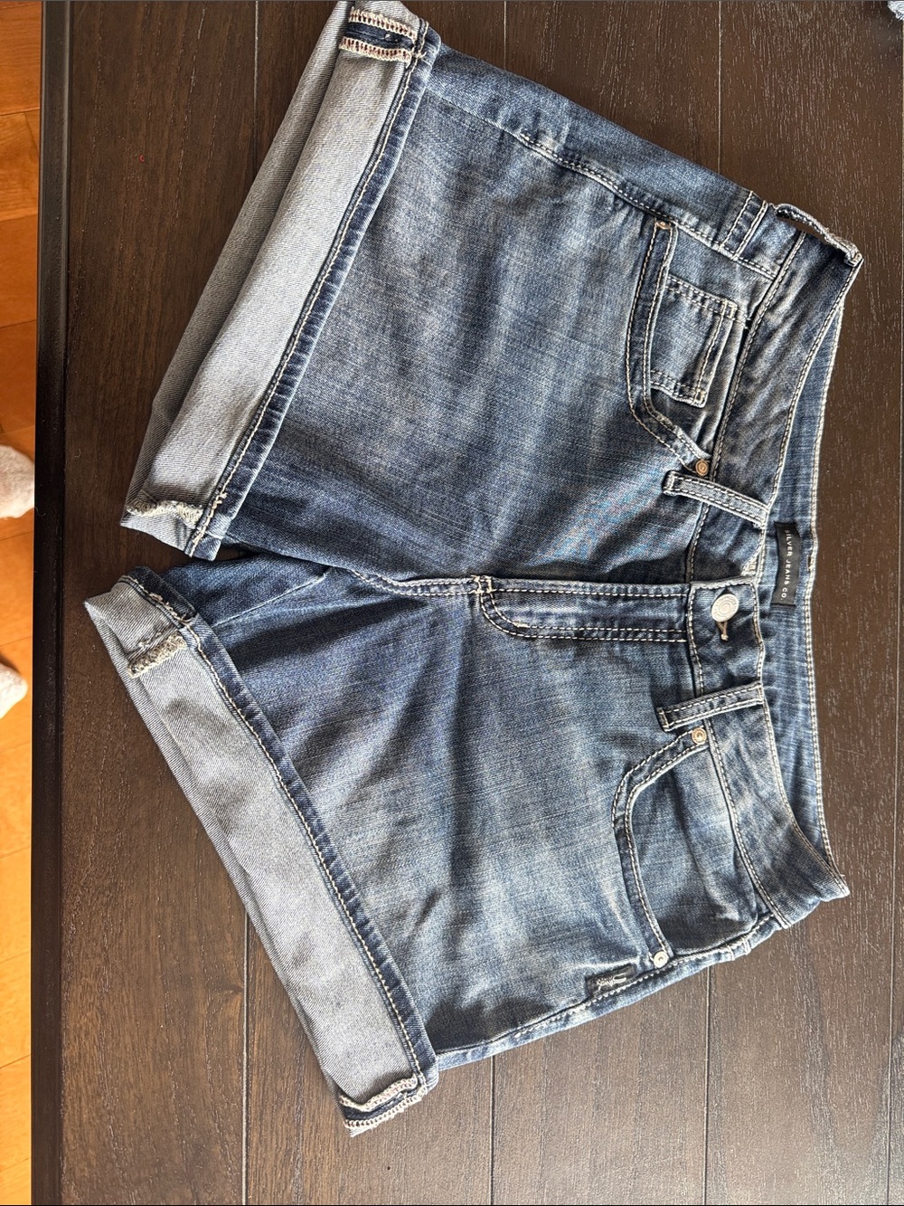 Silver Jeans Blue Denim Jean Shorts